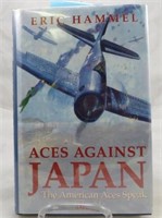 WWII BOOK - ACES AGAINST JAPAN - HAMMEL, SIGNED by