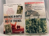 (2) WORLD WAR II "BAND OF BROTHERS" THEME BOOKS, S