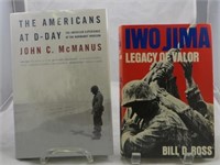 (2) WW2 BOOKS - EPIC BATTLES: IWO JIMA & NORMANDY