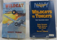 (2)  WORLD WAR II BOOKS - WILDCAT THEME, TILLMAN,