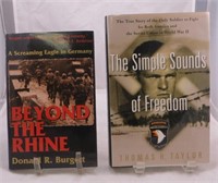 (2) WW2 BOOKS - PARATROOPER ACCOUNTS, BURGETT & TA
