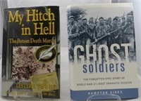 (2) WWII BOOKS, BATAAN DEATH MARCH THEME, TENNEY &