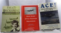 (3) WORLD WAR II BOOKS - AVIATION - PORTER, ABNER,