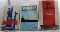 (3) WWII SUBMARINE THEME BOOKS, TRUMBULL, HOYT, SA