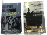 (2) WWII BOOKS - SUBMARINE THEME: SCHRATZ & CALVER