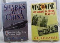 (2) WWII BOOKS - AIR COMBAT OVER CHINA: MOLESWORTH