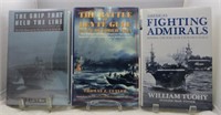 (3) WW2 NAVAL THEME BOOKS: CUTLER, TUOHY, ROSE; SI