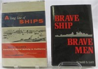 (2) NAVAL RELATED BOOKS, ARNOLD S. LOT, SIGNED