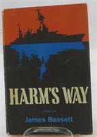 WW2  NOVEL - "HARM'S WAY" J. BASSETT, SIGNED