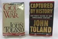 (2) JOHN TOLAND 1ST EDITION BOOKS
