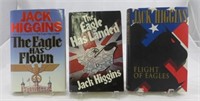 (3) JACK HIGGINS "FLIGHT OF THE EAGLES" NOVELS, SI