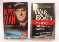 (2) WW2 SUBMARINE THEME BOOKS: RUHE, TUOHY