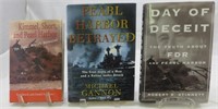(3) WW2 PEARL HARBOR THEORY BOOKS