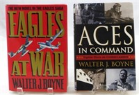 (2) AIR FORCE / AVIATION BOOKS - BOYNE, SIGNED