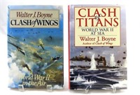 (2) WWII WALTER BOYNE SIGNED AVIATION BOOKS