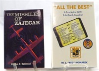 (2) WW2 THEME BOOKS, CENTERED AROUND B-24 BOMB SQU