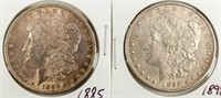 Coin 2 Morgan Silver Dollars 1885 & 1898