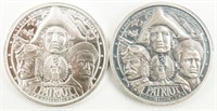 Coin 2 Patriot Series .999 Silver 1 Ounce Each