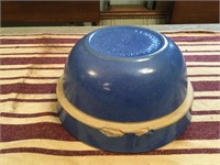 Blue Stoneware bowl- Clay City Pottery