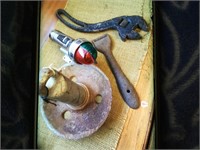 12" Cresent Wrench, Bowlight, Iron Anchor, Iron