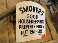 Old Porcelain Sign (smokers)