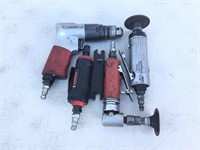 Qty of Air Operated Grinder, Drill, Impact Wrench