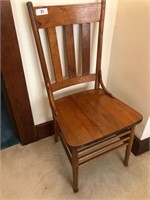 Oak Mission Back Chair
