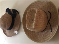 (2) Straw Hats