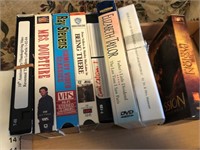 Assorted VHS Tapes & (1) DVD Set