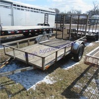 5X10 BH trailer w/ramp gate