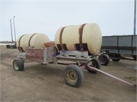 Water wagon w/2 500 gal tanks