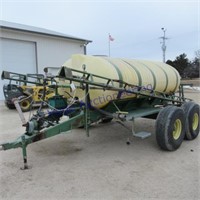 1600 gal pull type sprayer, just used as a tank