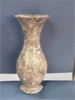 Grey alabaster vase