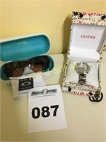 Oakley Sunglasses & Guess Watch