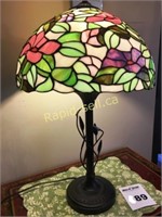 Tiffany Style Stained Glass Look Lamp