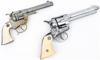 2 Vintage Cap Guns Nichols Stallion 38 & Tex