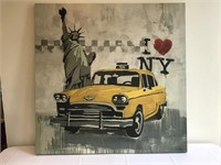 Large "I Love NY" Oil Transfer by Rabo