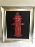 Original Oil "Red Fire Hydrant"