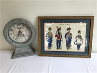 Standing "London" Clock and Framed Print