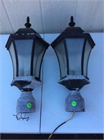 Lamp post light fixtures