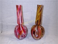 Swirl Design Vases