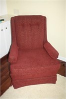burgandy chair