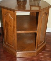 book shelf style end table