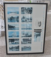 framed Historical postcards of Culver