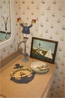 (4) pieces sailing decor