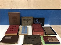 Large Lot Of Linotype Books