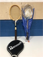 Badminton Game And Racquet Ball Racket
