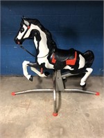 Vintage Plastic Riding Horse