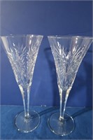 2 Waterford Crystal Flutes