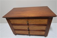 3 Drawer Small Wood Chest-16"Wx9"Dx11'H